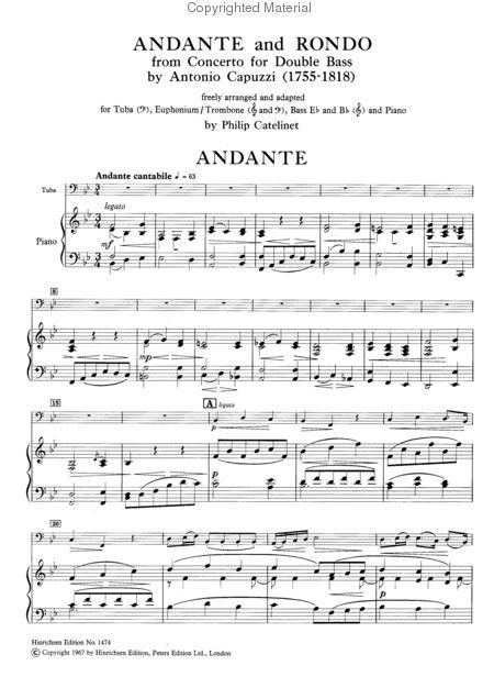 Andante and rondo capuzzi euphonium
